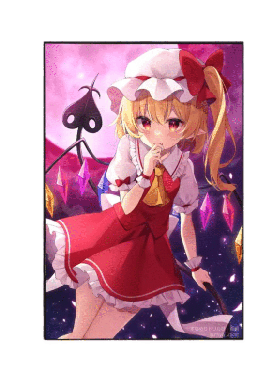 Touhou Project Flandre Anime Wall Poster