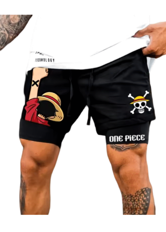 One Piece Anime Monkey D. Luffy 3D Print Shorts