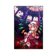 Touhou Project Anime Flandre Wall Poster