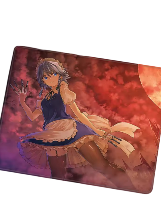 Anime Touhou Project Sakuya Izayoi Gaming Mouse Pad