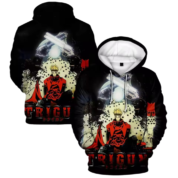 Anime Trigun Vash The Stampede 3D Printed Long Sleeve Hoodie