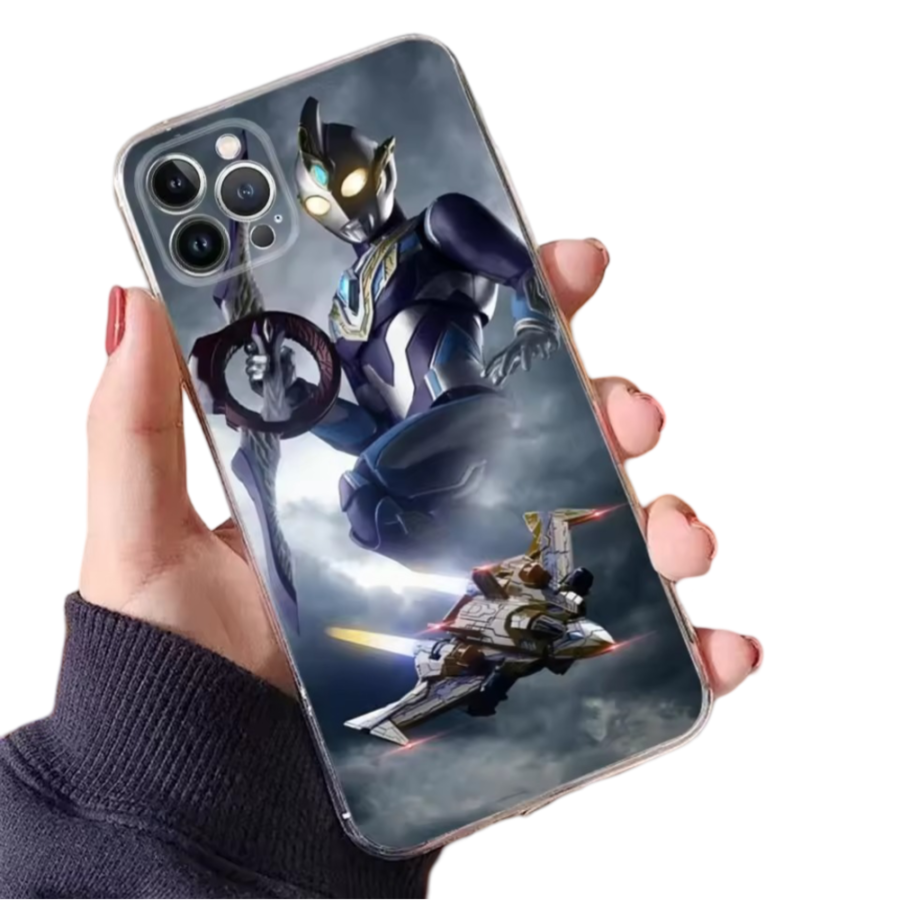 Anime Ultraman Trigger Dark Phone Case For iPhone