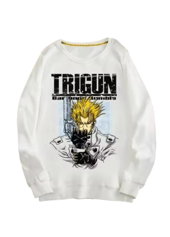 Anime Trigun Vash The Stampede White Sweatshirt