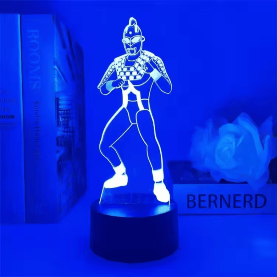 Ultraman Anime Ultraseven LED Acrylic 3D Illusion Night Light
