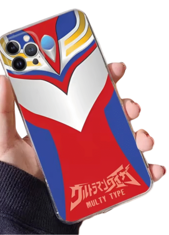 Ultraman Anime Tiga Phone Case For iPhone