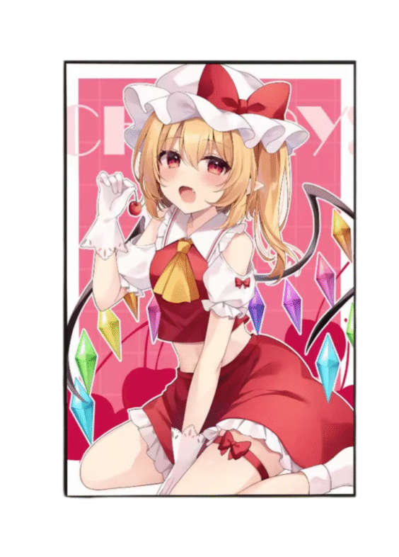 Touhou Project Flandre Scarlet Anime Wall Poster