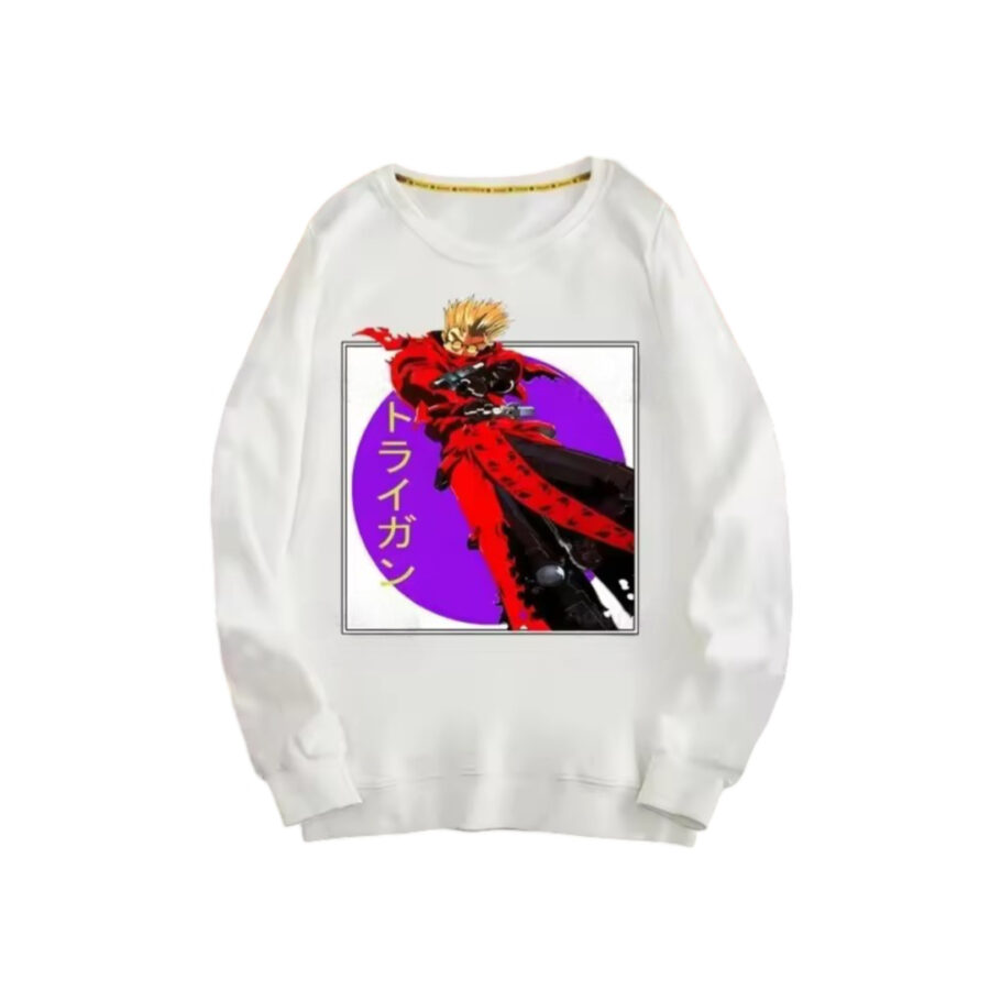 Anime Trigun Vash The Stampede Casual Sweatshirt
