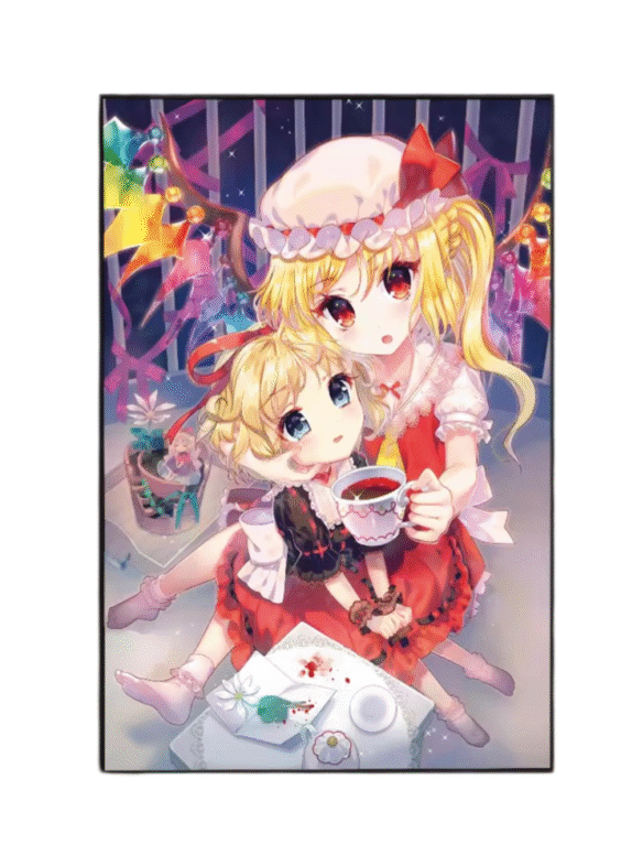 Anime Touhou Project Medicine Melancholy And Flandre Scarlet Wall Poster