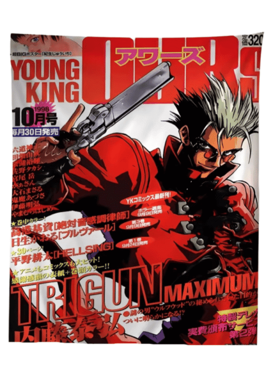 Anime Trigun Maximum Tapestry Hippie Wall Art