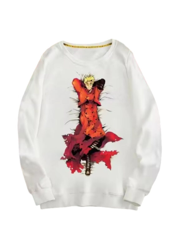 Anime Trigun Vash The Stampede Long Sleeve Sweatshirt