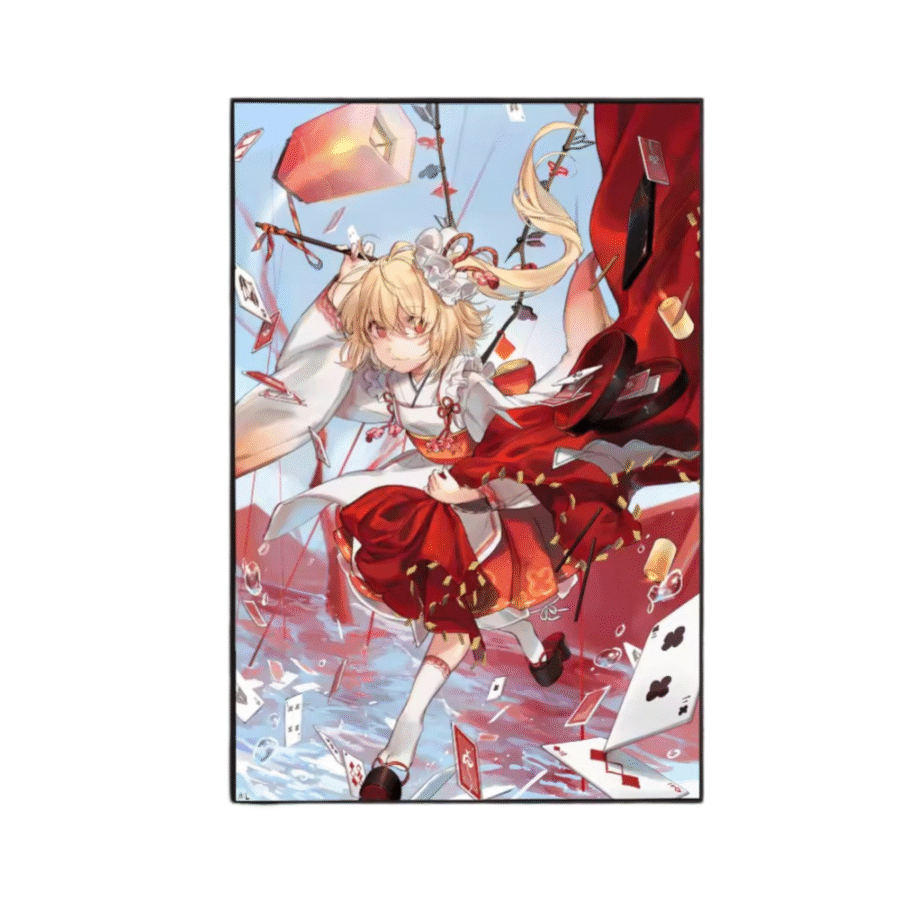 Touhou Project Anime Flandre Scarlet Wall Poster Touhou Project Anime Flandre Scarlet Wall Poster