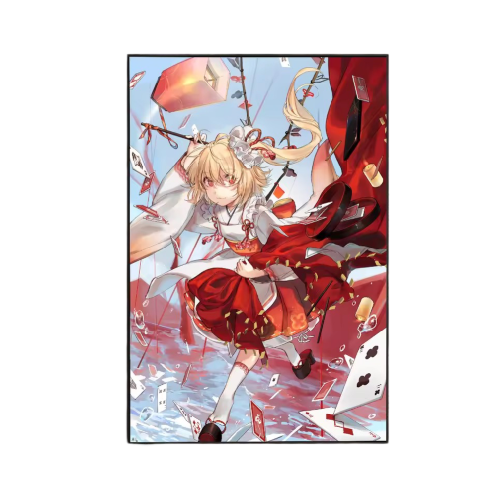 Touhou Project Anime Flandre Scarlet Wall Poster Touhou Project Anime Flandre Scarlet Wall Poster