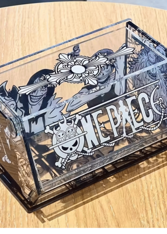 Anime One Piece Acrylic Storage Box