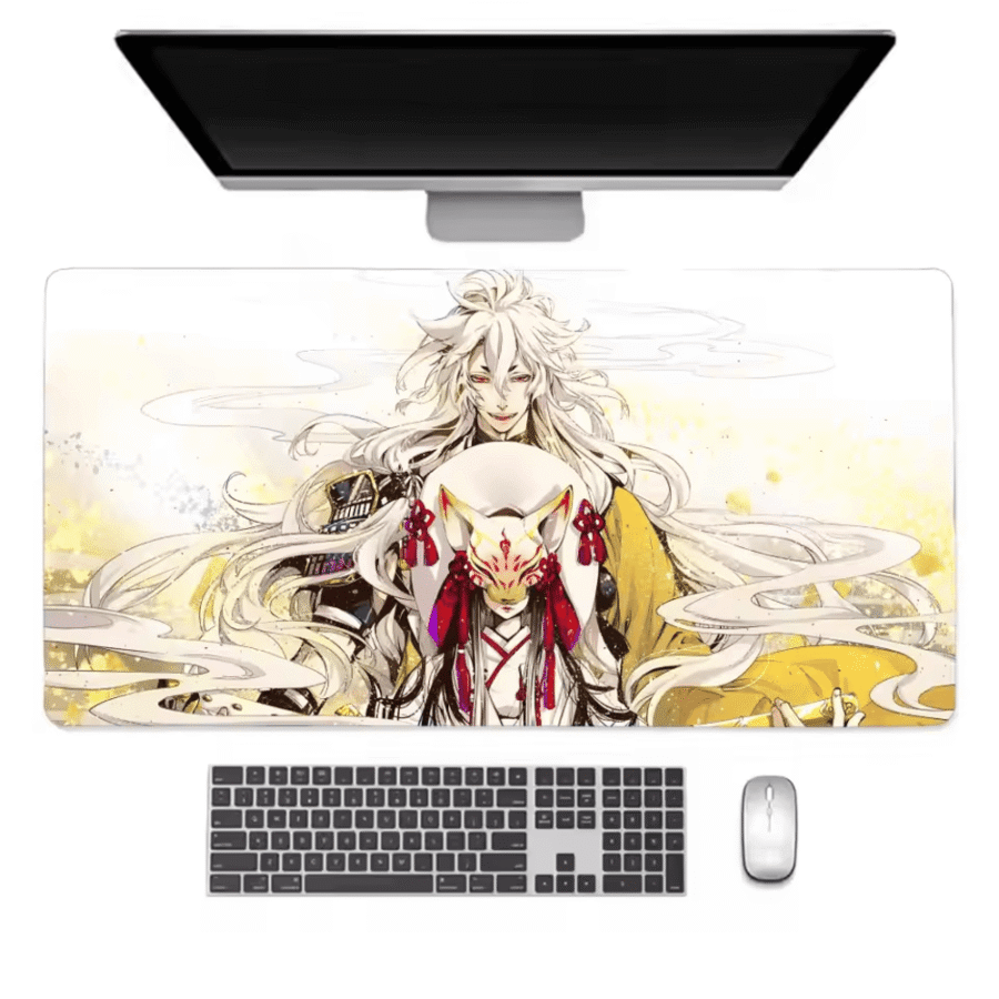 Anime Touken Ranbu Kogitsunemaru Mouse Pad Anime Touken Ranbu Kogitsunemaru Mouse Pad