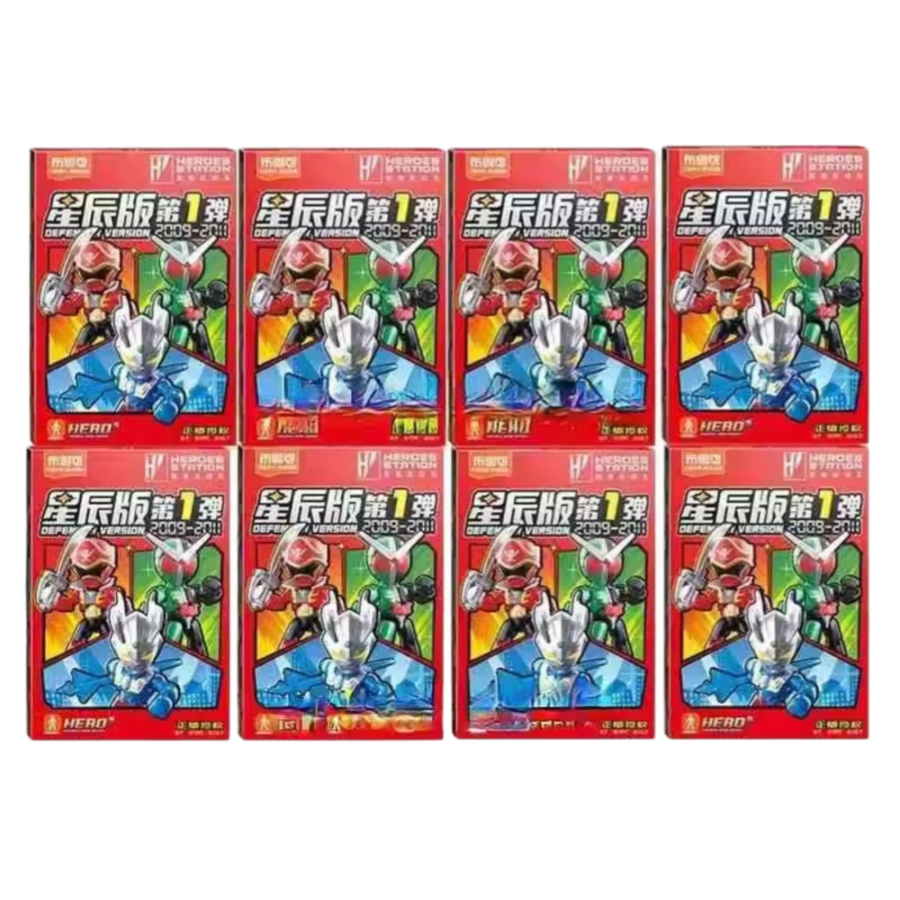 8Pcs Anime Ultraman Action Figure Toy