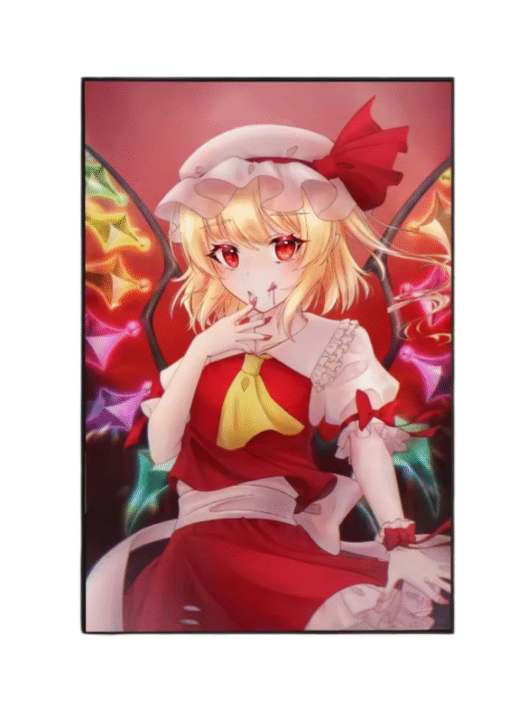 Anime Touhou Project Flandre Scarlet Wall Poster