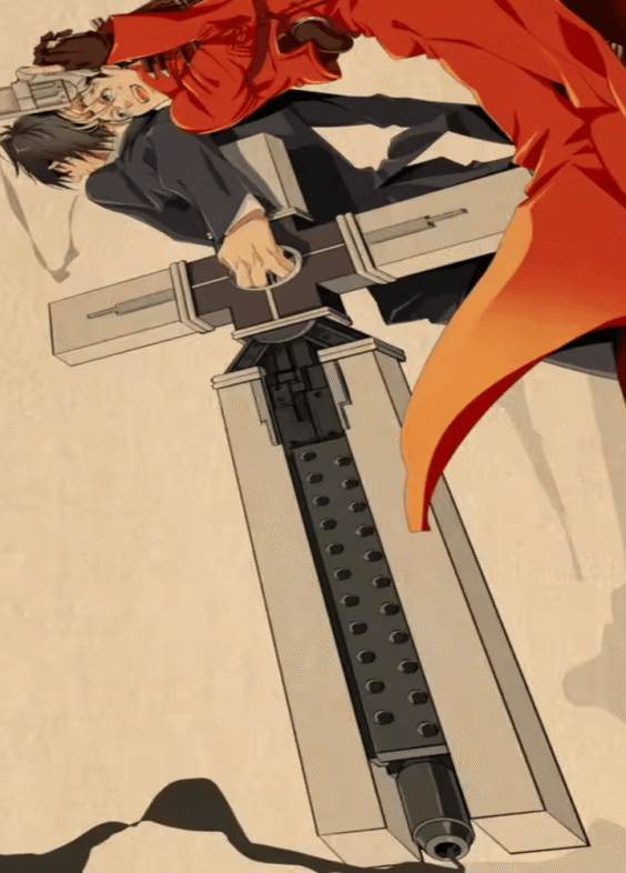 Anime Trigun Vash The Stampede And Nicholas D. Wolfwood Wall Art Poster