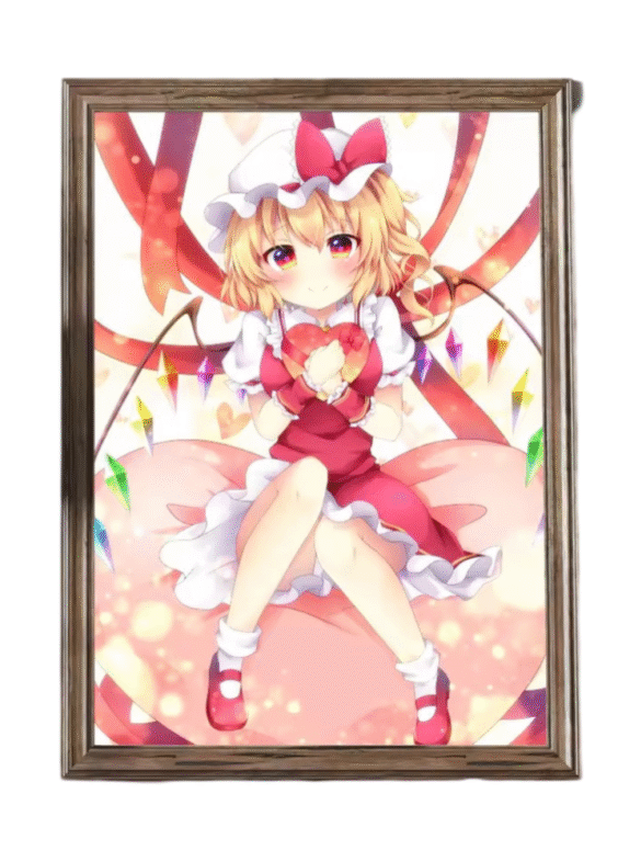 Anime Touhou Project Flandre Wall Art Poster