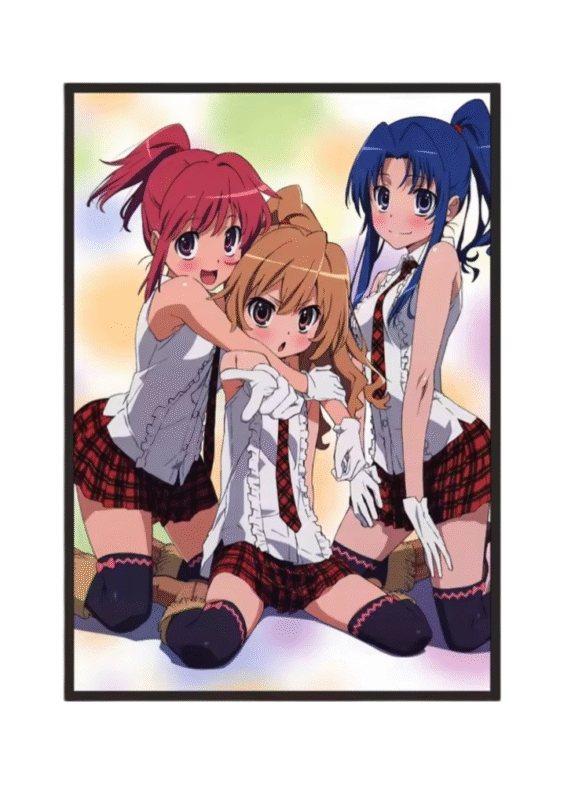 Anime Toradora! Character Wall Poster