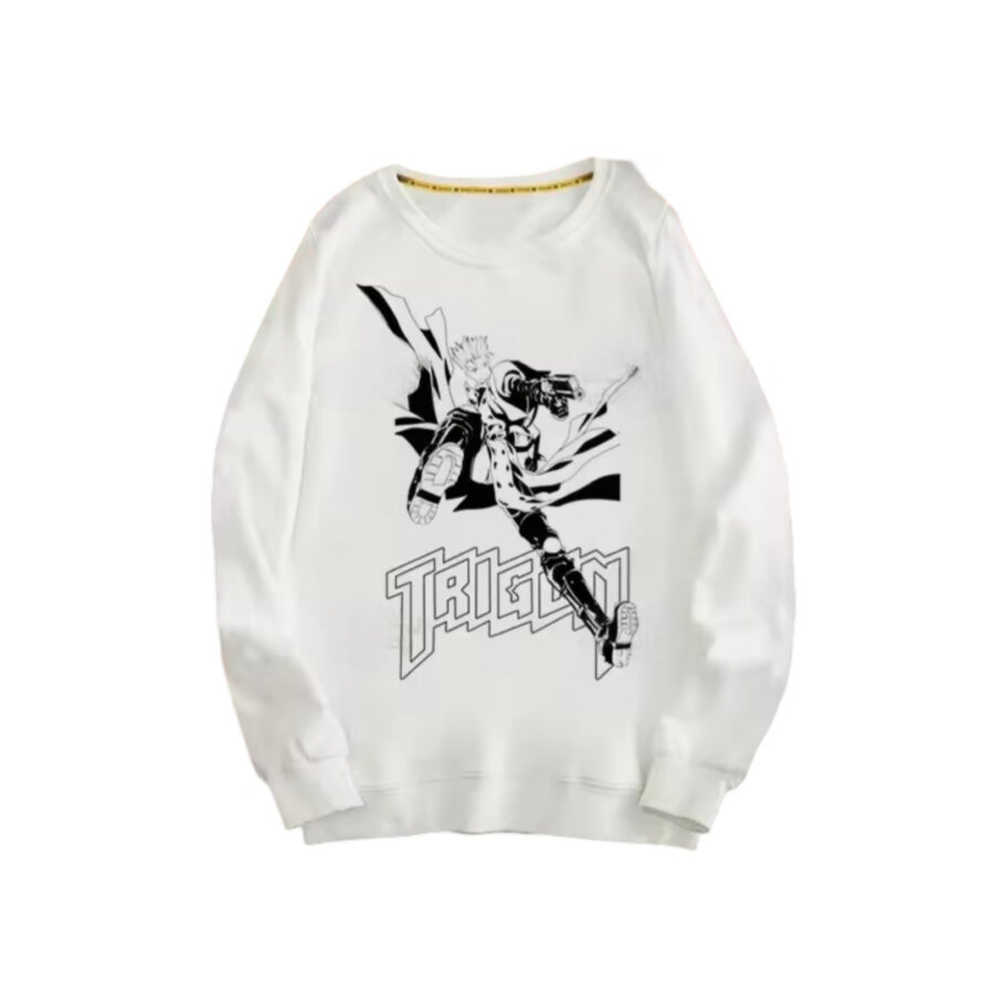 Anime Trigun Vash The Stampede Sweatshirt Anime Trigun Vash The Stampede Sweatshirt