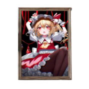 Touhou Project Flandre Scarlet Anime Print Wall Art Poster