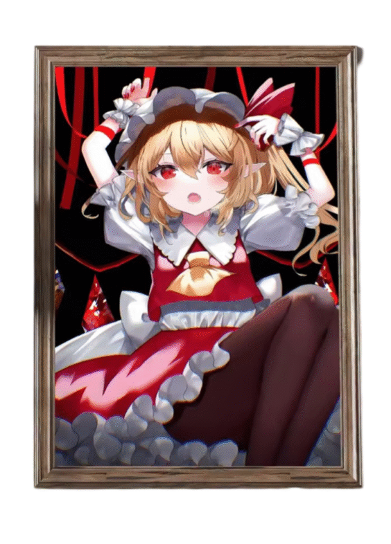 Touhou Project Flandre Scarlet Anime Print Wall Art Poster