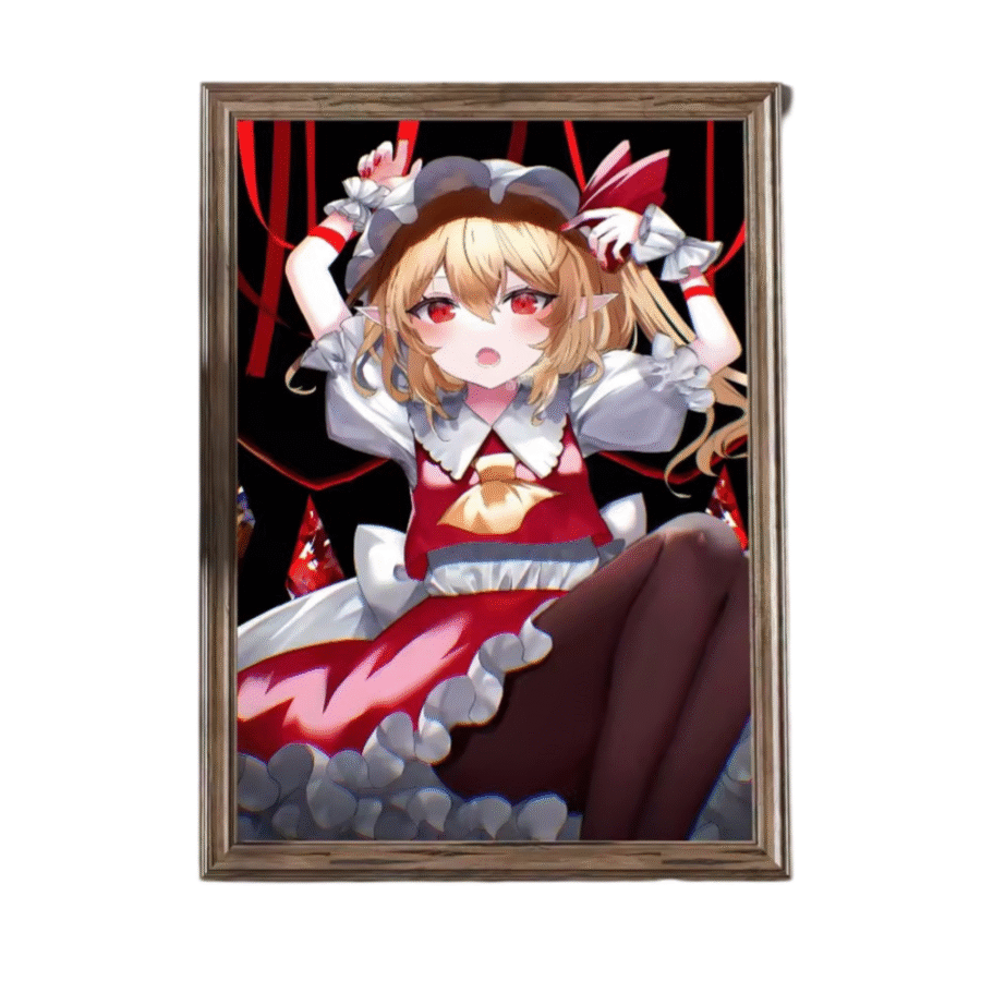 Touhou Project Flandre Scarlet Anime Print Wall Art Poster Touhou Project Flandre Scarlet Anime Print Wall Art Poster