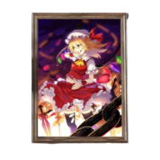 Touhou Project Anime Flandre Scarlet Print Wall Art Poster