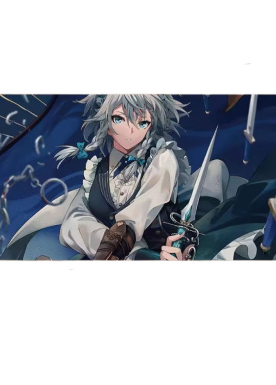 Touhou Project Anime Sakuya Izayoi Mouse Pad