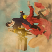 Trigun Anime Vash And Nicholas Painting Wall Art