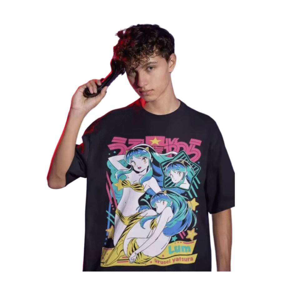 Anime Urusei Yatsura Lum T-Shirt Anime Urusei Yatsura Lum T-Shirt