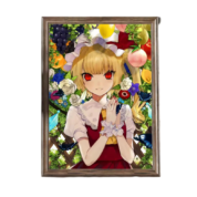 Anime Touhou Project Flandre Scarlet Print Wall Art Poster