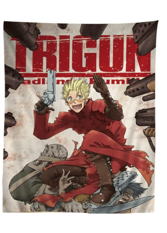 Anime Trigun: Badlands Rumble Tapestry Hippie Wall Art