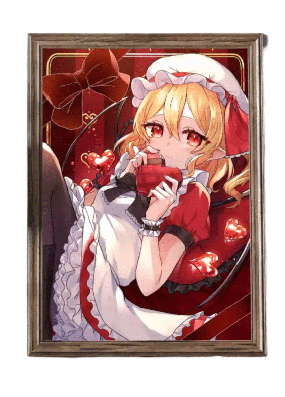 Touhou Project Flandre Scarlet Anime Printed Wall Art Poster