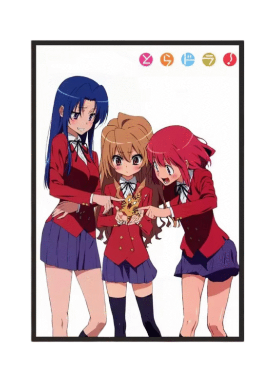 Toradora! Character Anime Wall Art Poster