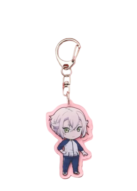 Anime Touken Ranbu Mitsuhide Akechi Acrylic Keychain