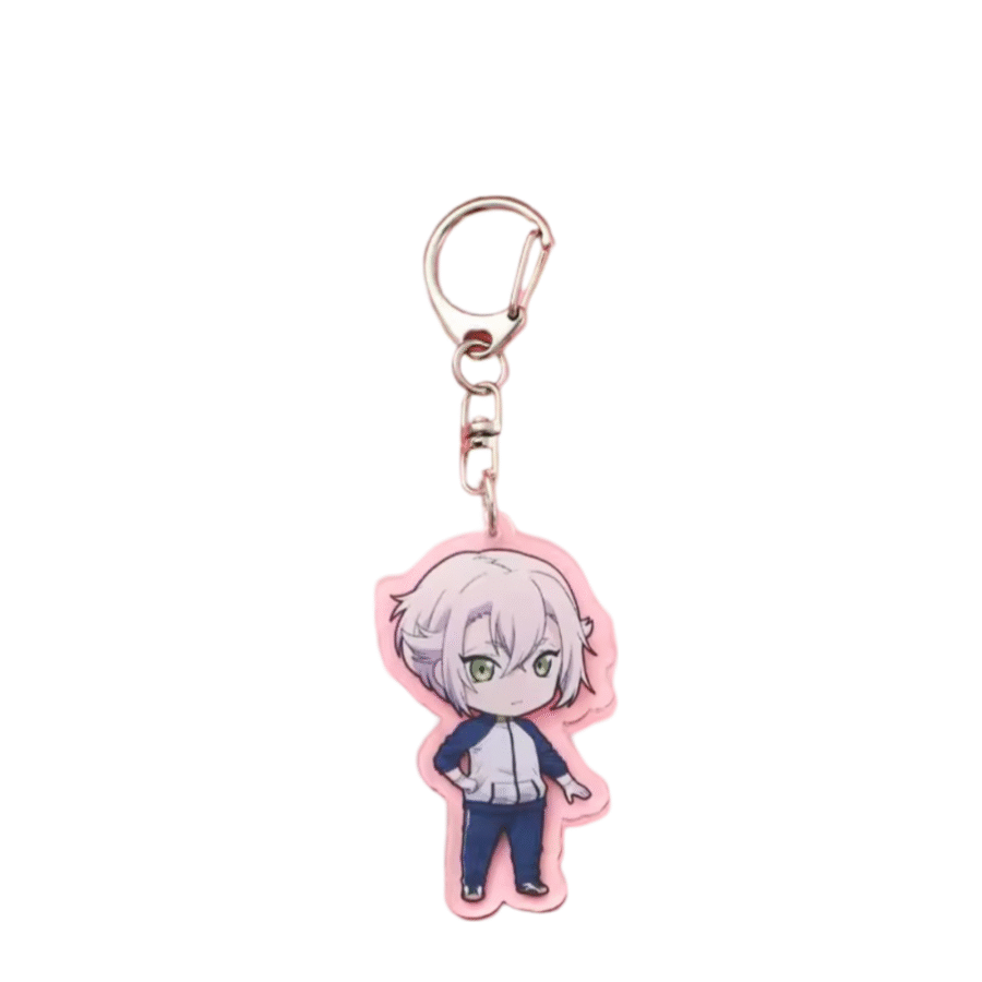 Anime Touken Ranbu Mitsuhide Akechi Acrylic Keychain Anime Touken Ranbu Mitsuhide Akechi Acrylic Keychain