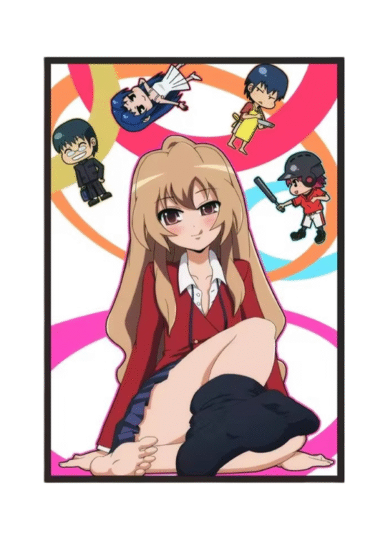 Toradora! Anime Character Wall Art Poster