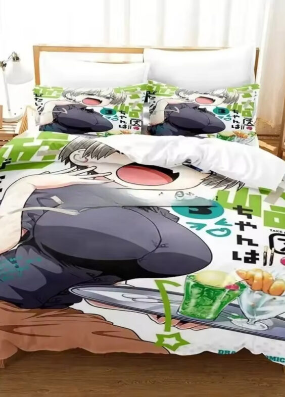 Anime Uzaki-Chan Wants To Hang Out! Hana Uzaki Fleece Bedding Set