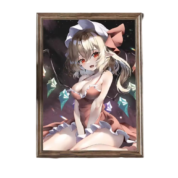 Anime Touhou Project Flandre Scarlet Printed Wall Art Poster