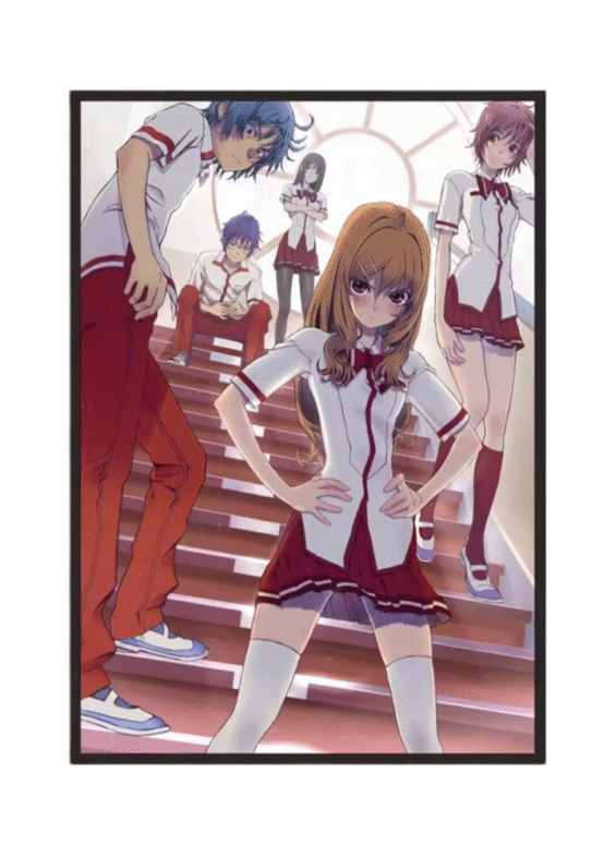 Anime Toradora! Character Wall Art Poster