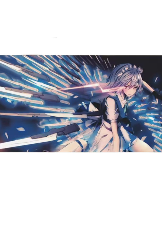 Anime Touhou Project Sakuya Izayoi Mouse Pad