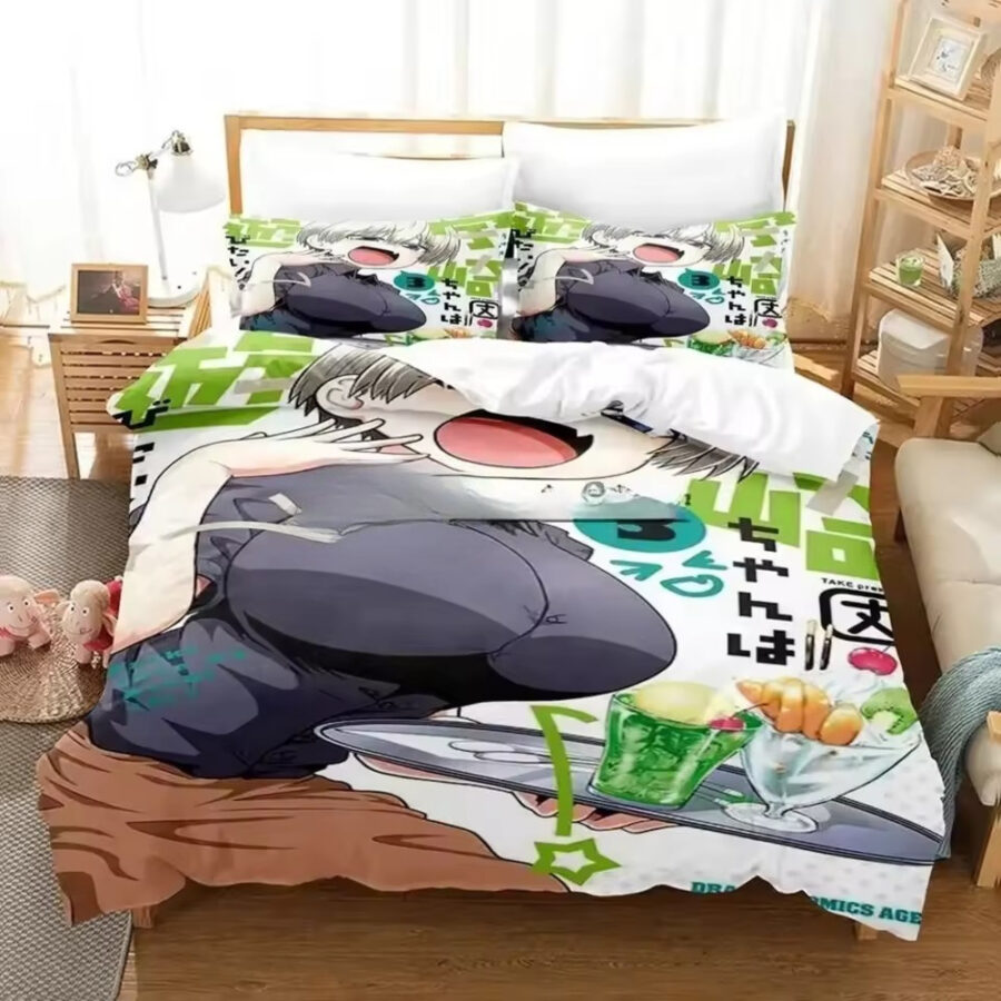 Anime Uzaki-Chan Wants To Hang Out! Hana Uzaki Fleece Bedding Set