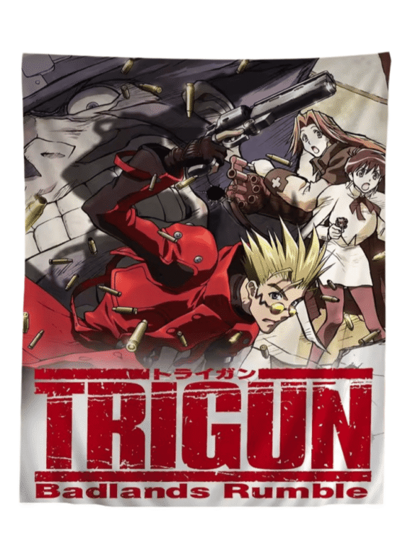 Trigun: Badlands Rumble Tapestry Hippie Anime Wall Art