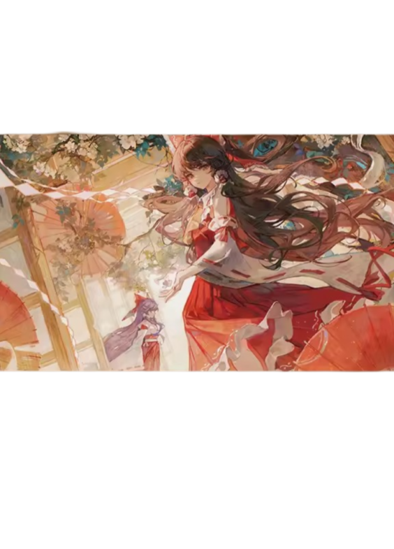 Anime Touhou Project Reimu Hakurei Rubber Mouse Pad