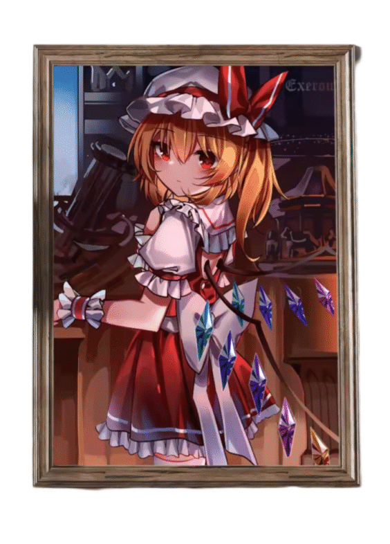 Touhou Project Flandre Scarlet Anime Wall Art Poster