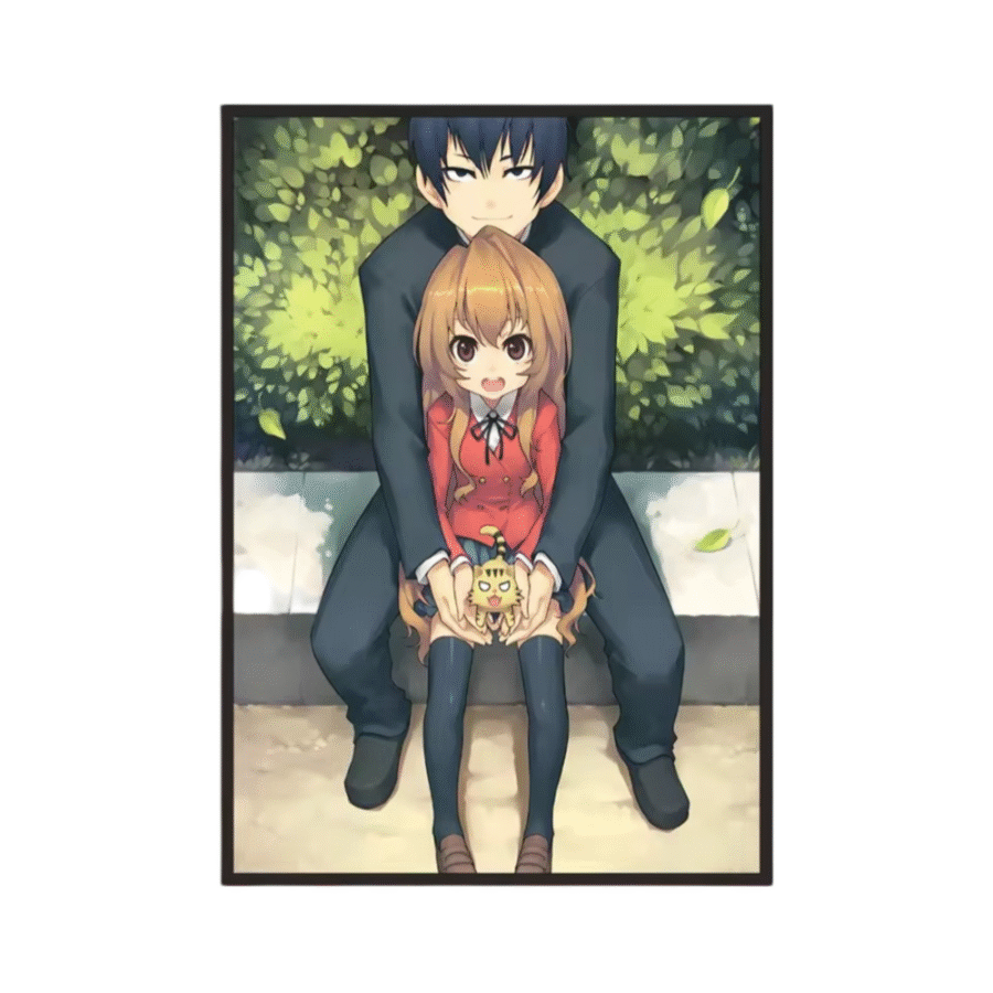 Toradora! Anime Ryūji Takasu And Taiga Aisaka Wall Art Poster