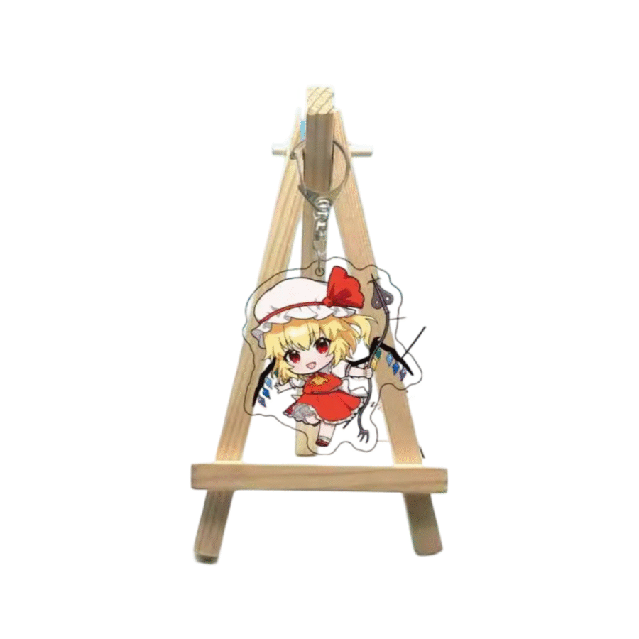 Touhou Project Anime Flandre Scarlet Keychain Pendant Touhou Project Anime Flandre Scarlet Keychain Pendant