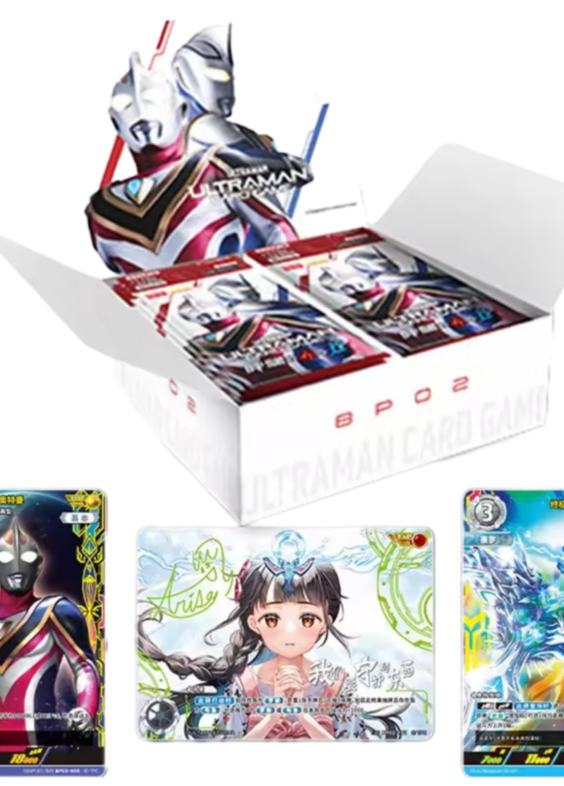 Anime Ultraman Zero And Tiga Card Game