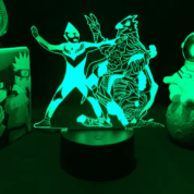 Anime Ultraman And Ultraman Monster Golber LED Acrylic 3D Illusion Night Light